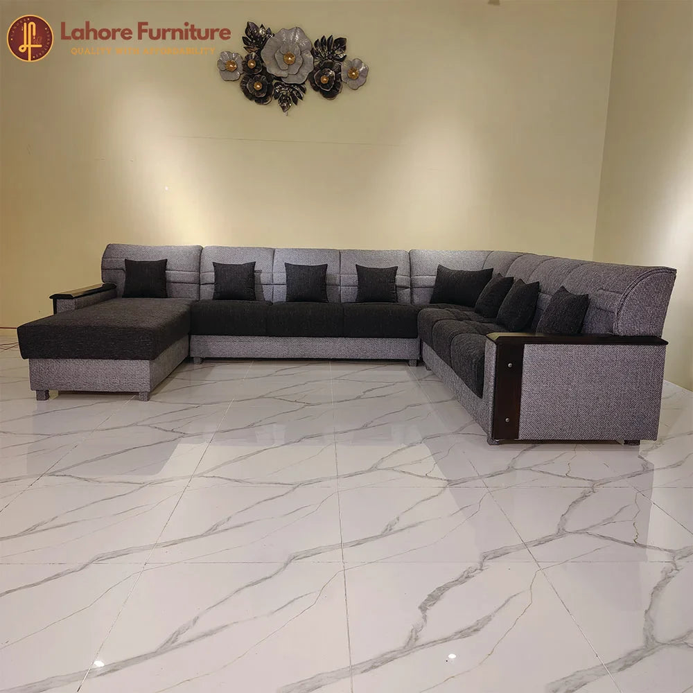 Comfortable 10 Seater L Shape Sofa # LS19