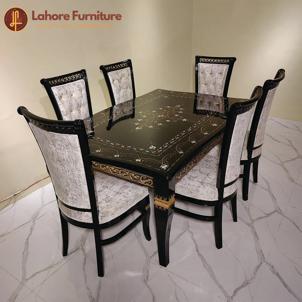 Comfortable 6 Chair Dining # SD19