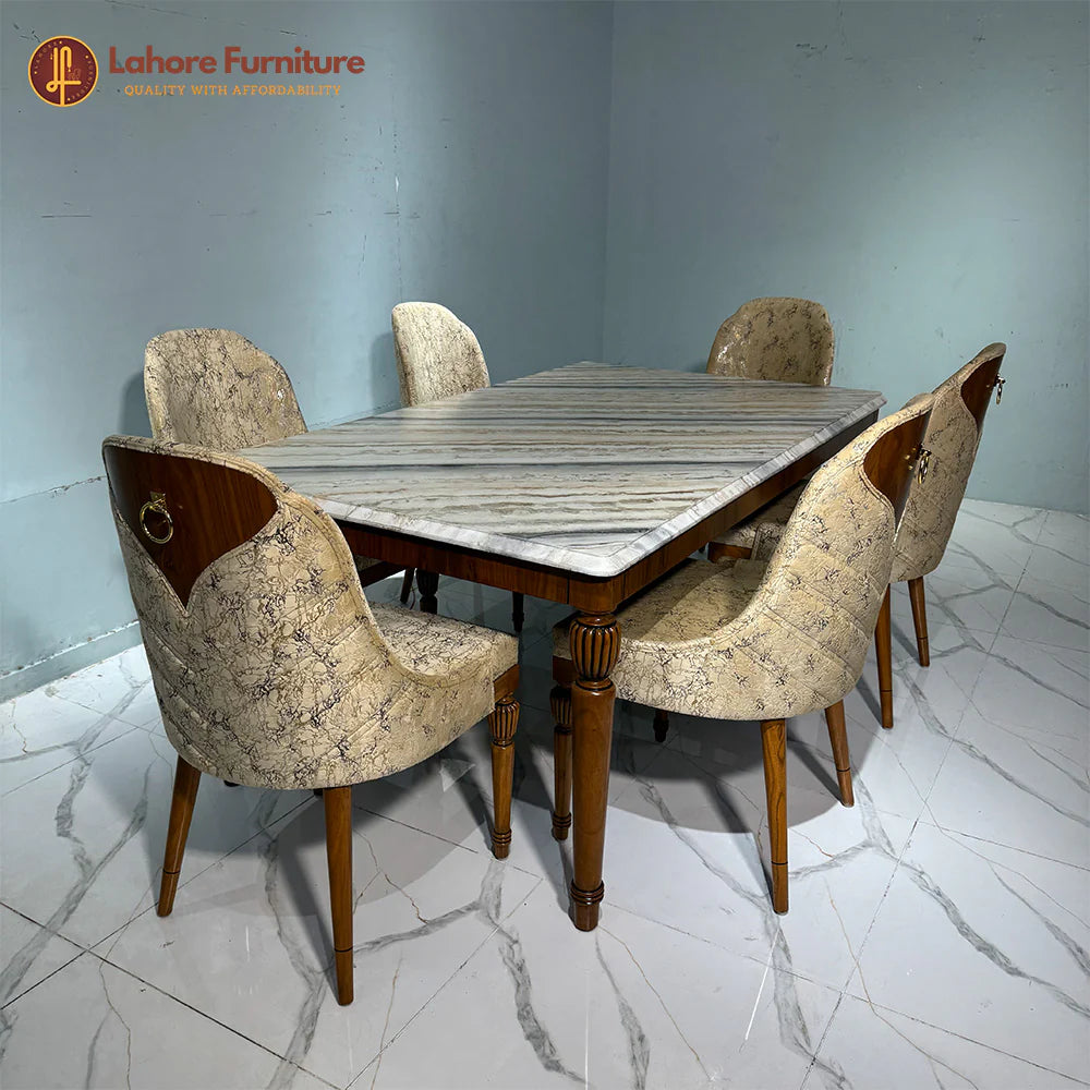 6 chair dining table #SD31
