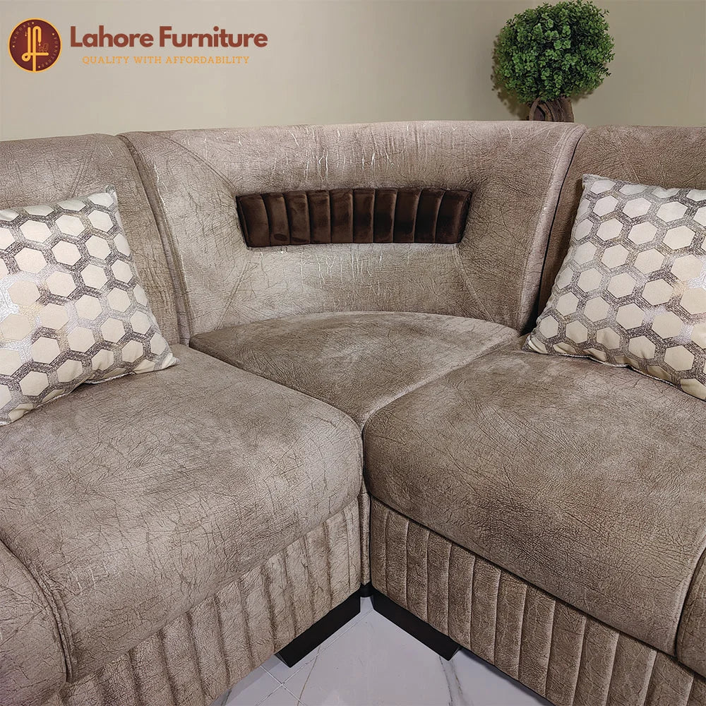 Spacious 7 Seater L Shape Sofa # LS25