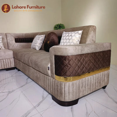 Spacious 7 Seater L Shape Sofa # LS25