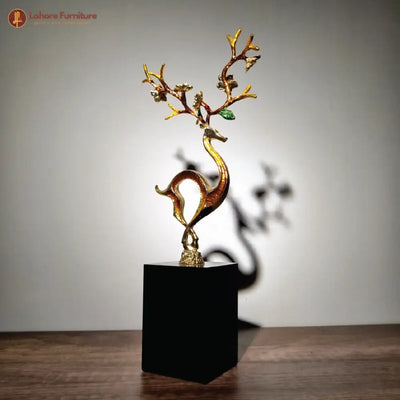 Artistic Deer Marble Base (Large)