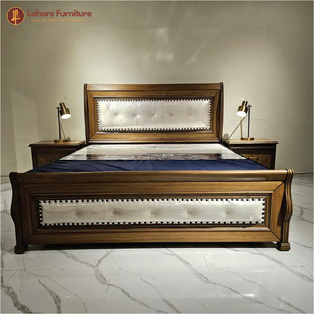 Colonial Wooden Double Bed # AK11