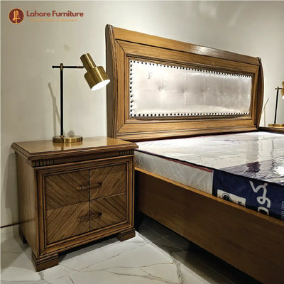 Colonial Wooden Double Bed # AK11