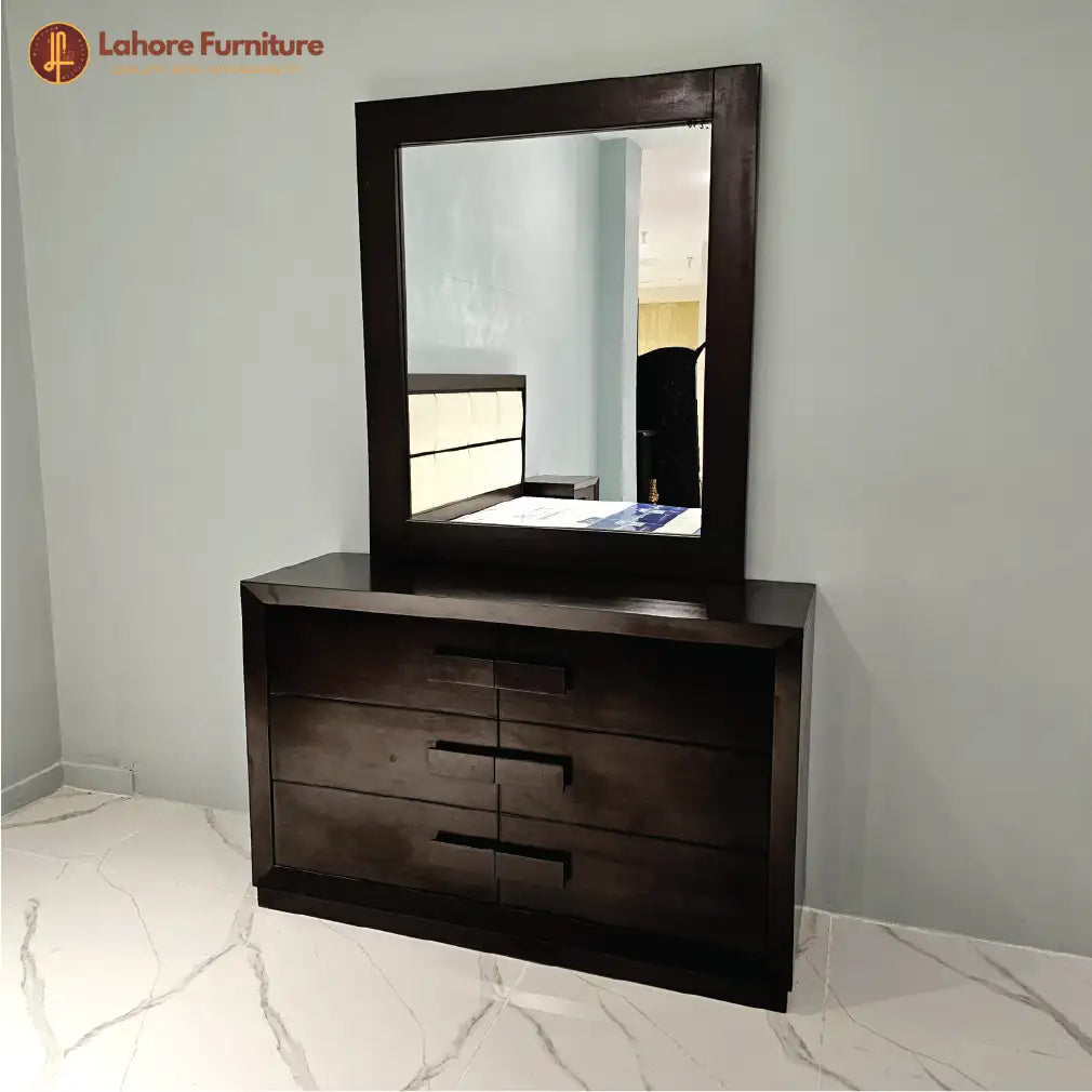 Dark Brown King Size Bed # AS18