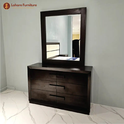Dark Brown King Size Bed # AS18