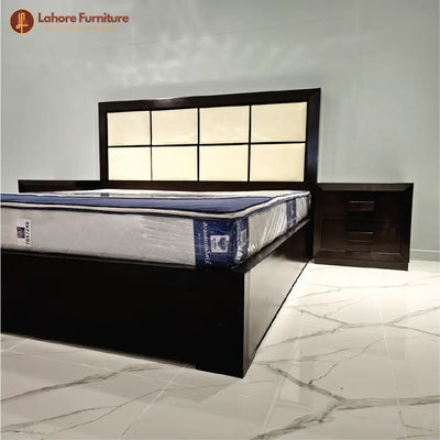 Dark Brown King Size Bed # AS18