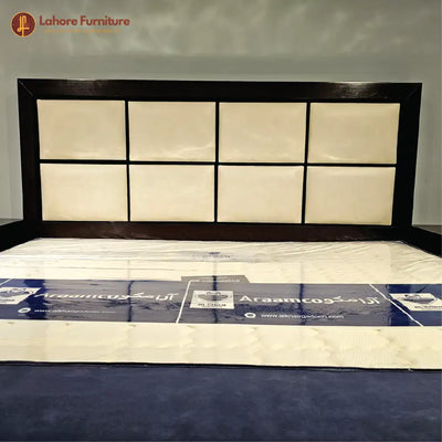 Dark Brown King Size Bed # AS18