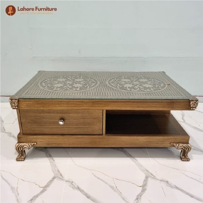 Drawer Globe Center Table # CT54