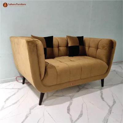 Classic Design Wooden Loveseat Sofa