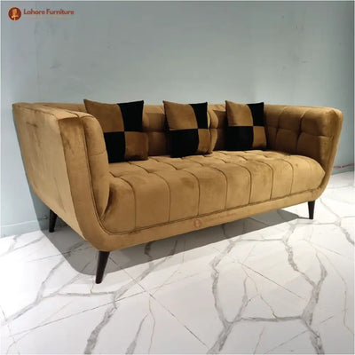 Classic Design Wooden Loveseat Sofa