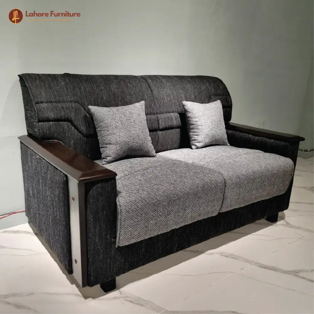 Comfortable and Elegant GrandGrove Wooden Couch