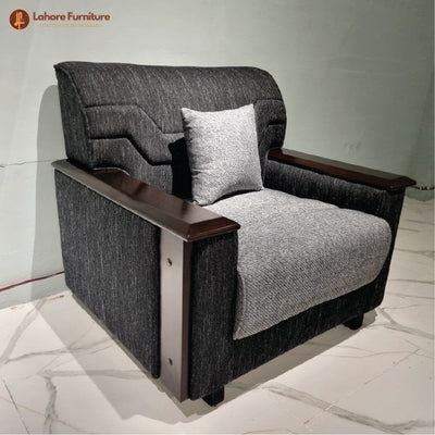 Comfortable and Elegant GrandGrove Wooden Couch