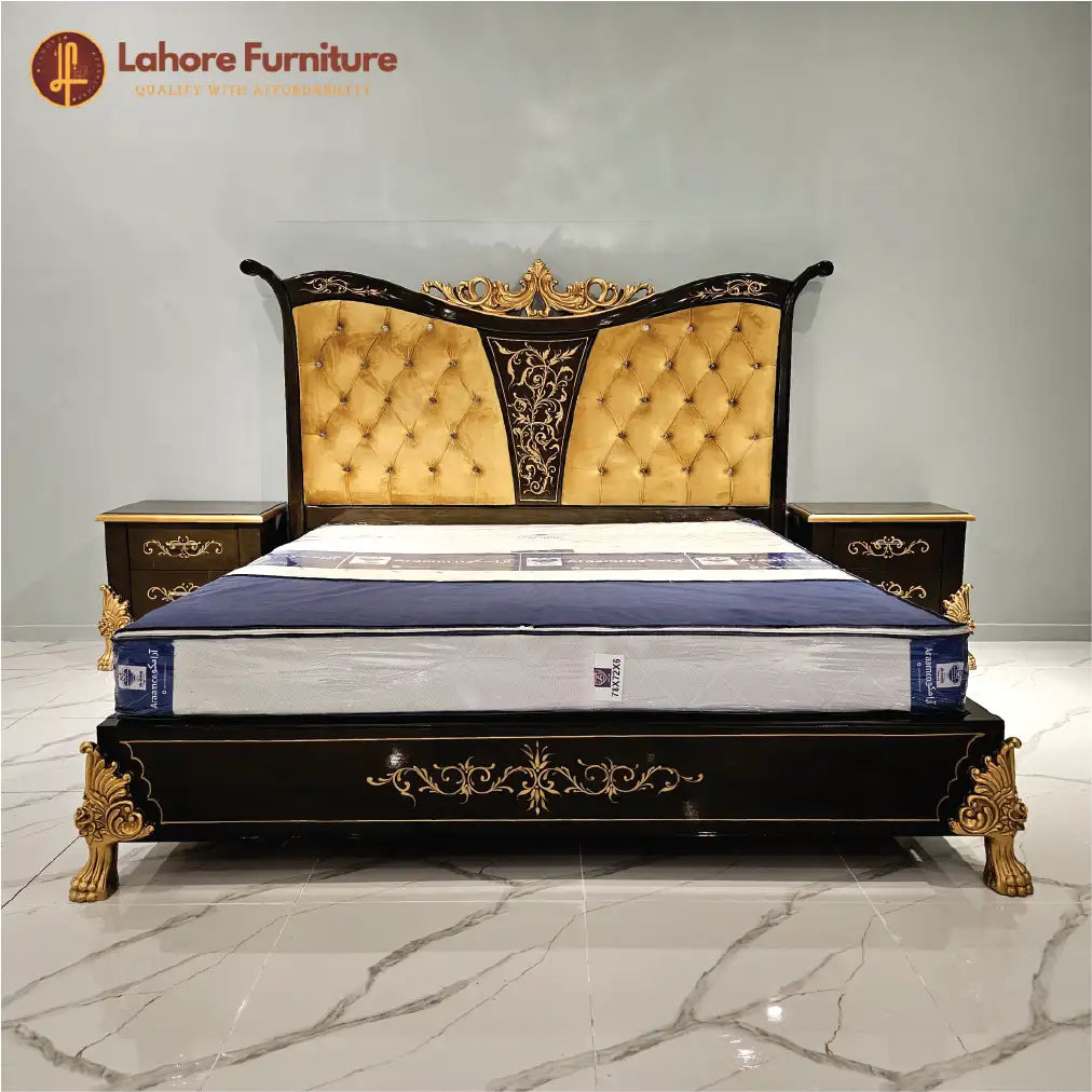 GrandeurGrove Styled Bed