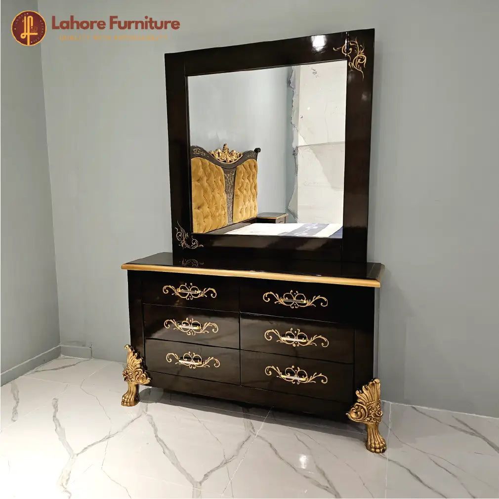 GrandeurGrove Styled Bed