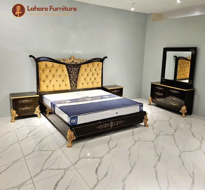 GrandeurGrove Styled Bed