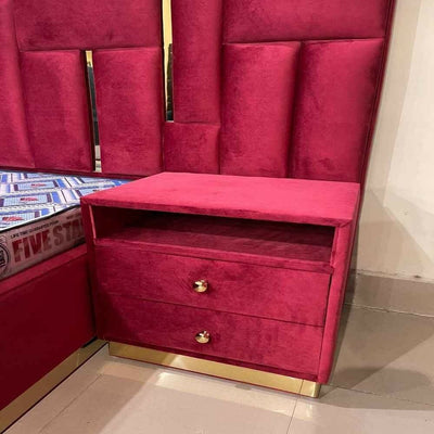 Red Leaf King Size Bed # PS03