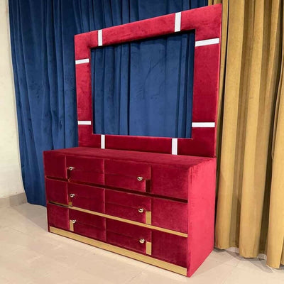 Red Leaf King Size Bed # PS03