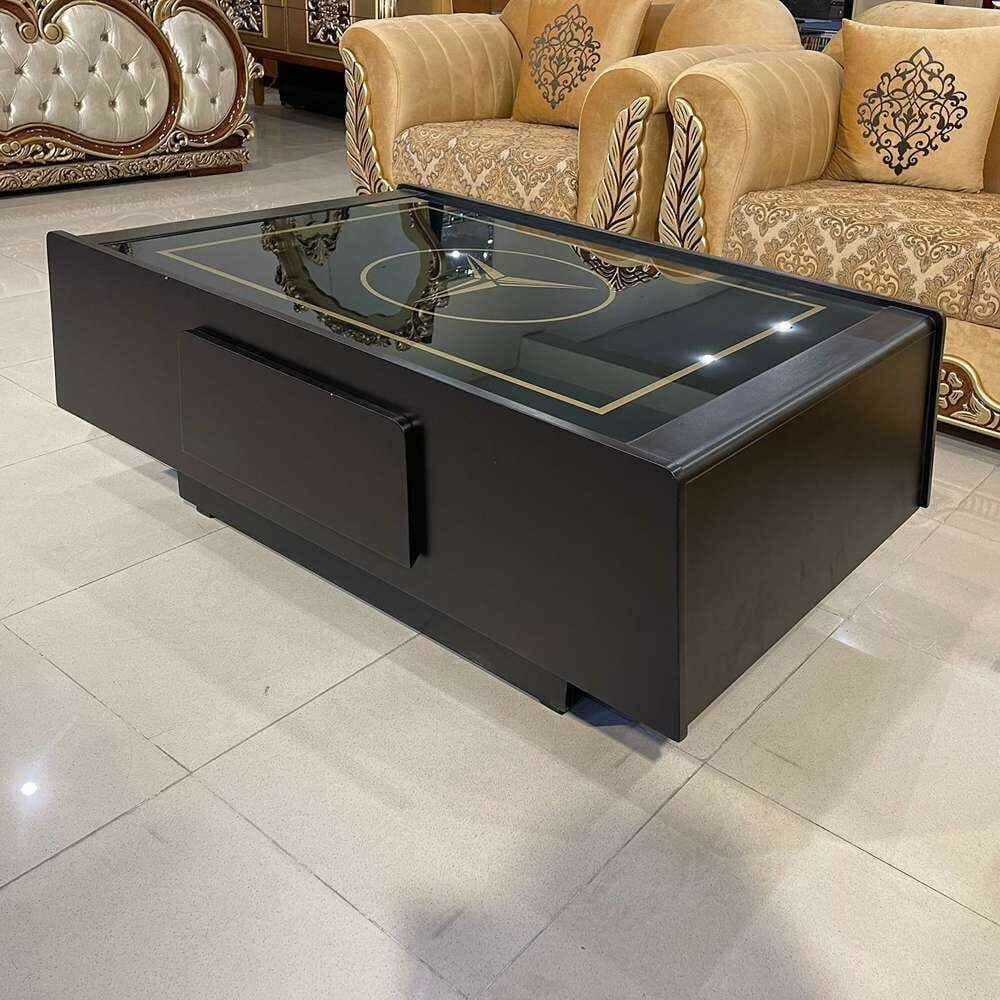 Luxury & Style Mercedes Logo Center Table