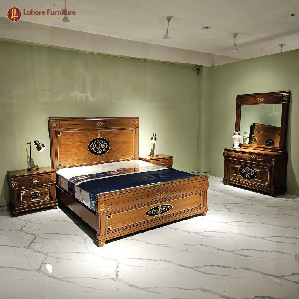 Elegant Design Polished Bed # AS12