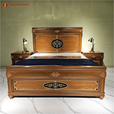 Elegant Design Polished Bed # AS12