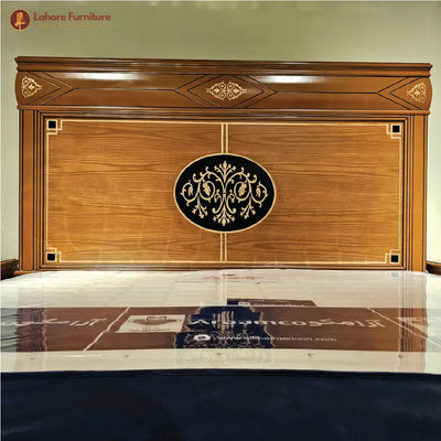 Elegant Design Polished Bed # AS12