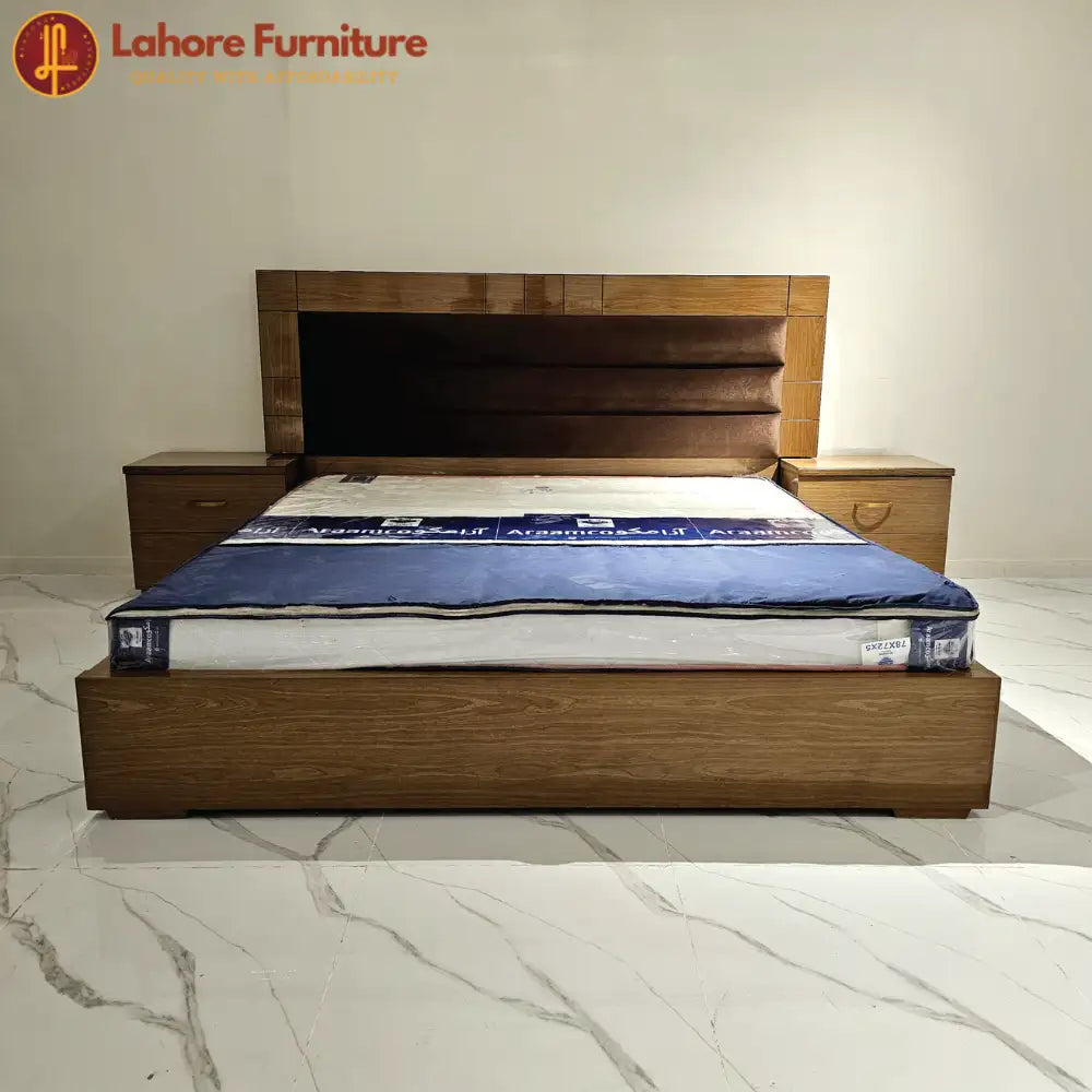 Solid Wood Double Bed # AK09