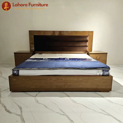 Solid Wood Double Bed # AK09