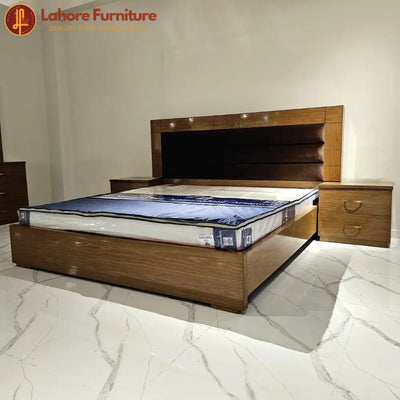 Solid Wood Double Bed # AK09