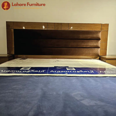Solid Wood Double Bed # AK09