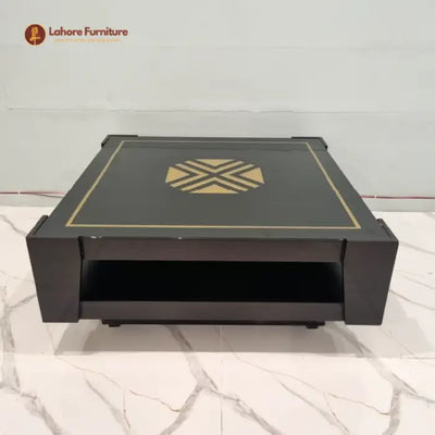 Square Glass Top Center Table # CT40