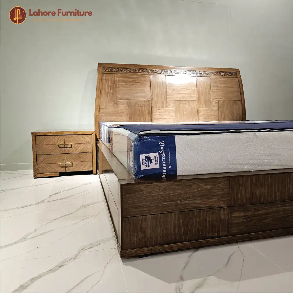 TranquilTimber Double Bed # AK01
