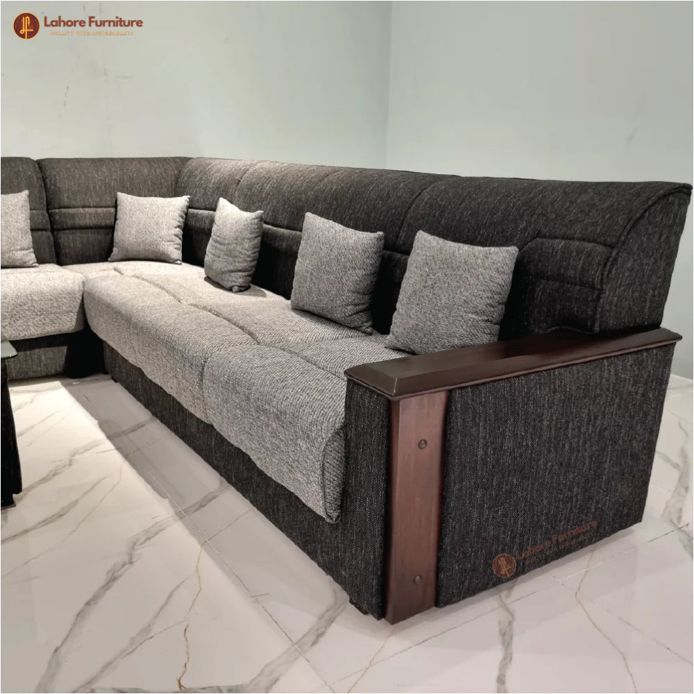 ClassicCraftsman Deluxe Living Room L-Shape Sofa # LS19
