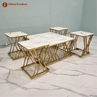Elegant & Timeless Marble White Center Table